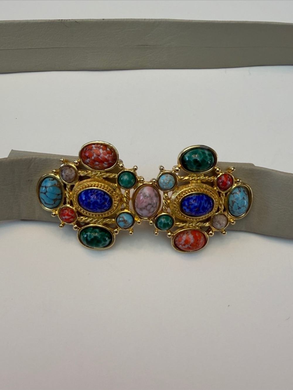 Vintage Gold Tone Douglas Paquette Belt Buckle